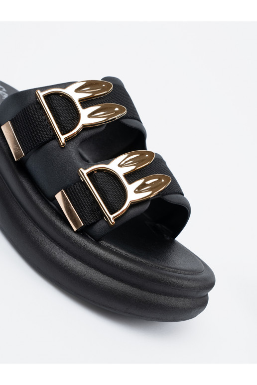 Čības ze mi klamrami ar platformu