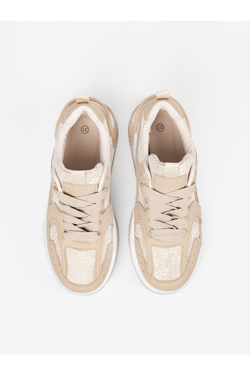 Stilīgasrnas brīvā laika apavi z koronką 