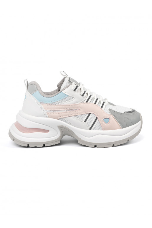 Pasteļkrāsas Sporta stila apavi ar platformu