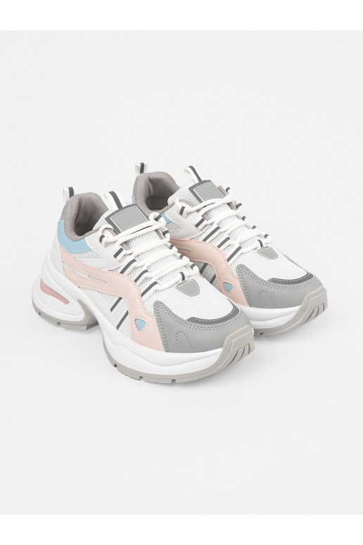 Pasteļkrāsas Sporta stila apavi ar platformu