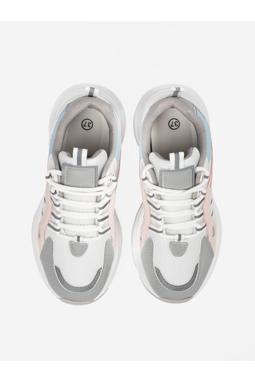 Pasteļkrāsas Sporta stila apavi ar platformu