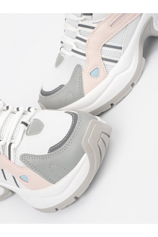 Pasteļkrāsas Sporta stila apavi ar platformu