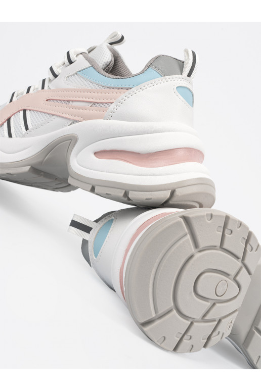 Pasteļkrāsas Sporta stila apavi ar platformu