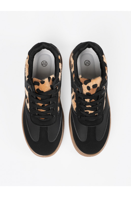  Melnas krāsas Sporta apavi z wstawkami 