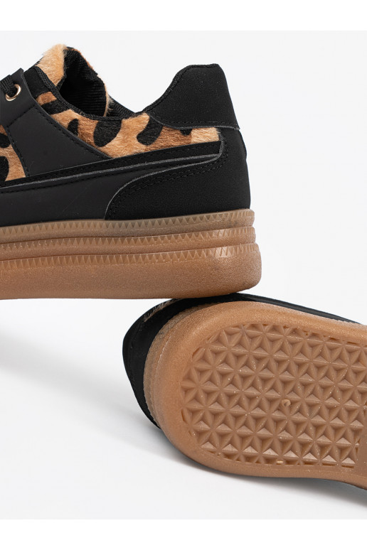  Melnas krāsas Sporta apavi z wstawkami 