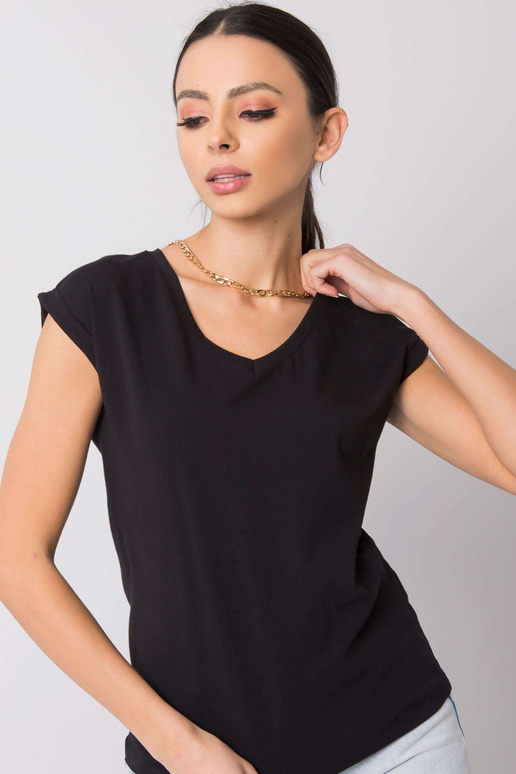 Melns Elisabetta T-krekls Melns Elisabetta T-krekls