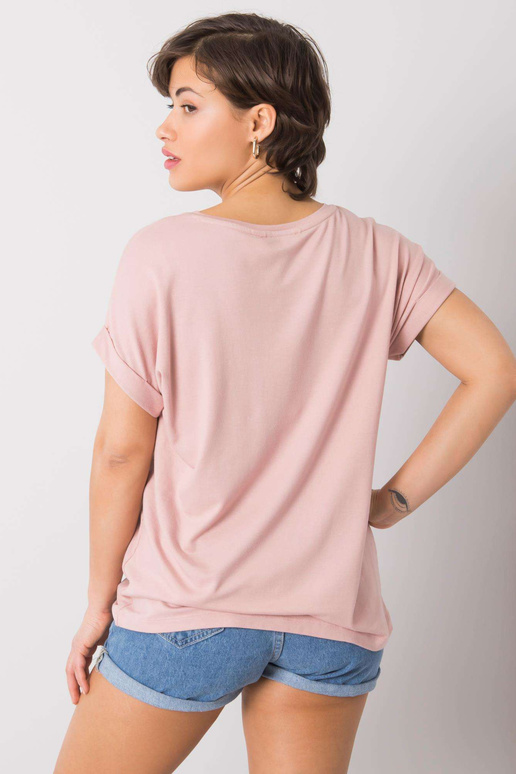 Netīri rozā t-krekls Dafne RUE PARIS