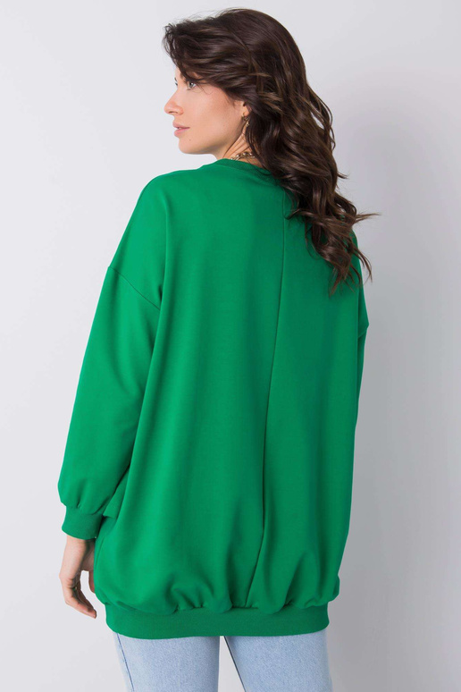 Sanvi zaļš džemperis bez kapuces Sanvi zaļš džemperis bez kapuces