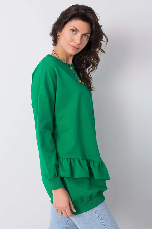 Sanvi zaļš džemperis bez kapuces Sanvi zaļš džemperis bez kapuces