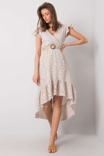 Bēša kleita ar volānu... 2