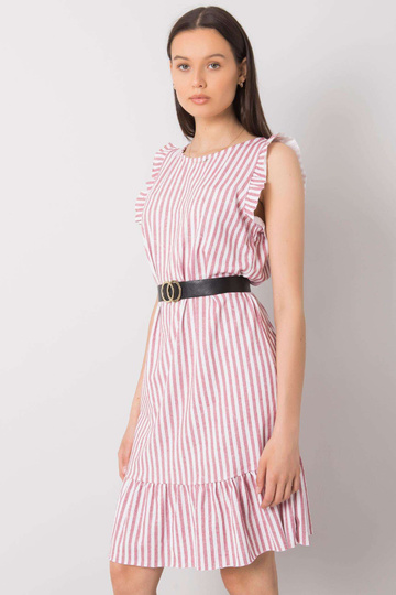 Clarabelle svītraina bordo...