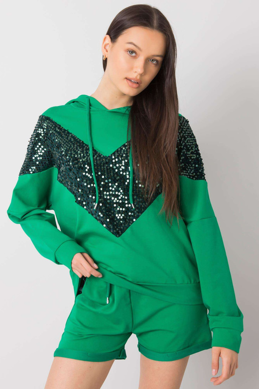 Zaļš komplekts ar Phylicia aplikāciju Zaļš komplekts ar Phylicia aplikāciju