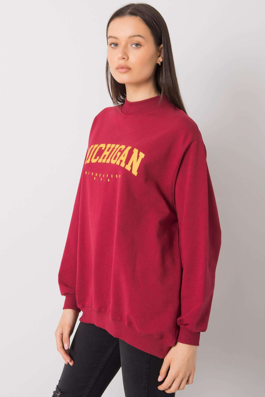 Bordo krāsas sporta krekls ar apdruku... Bordo krāsas sporta krekls ar apdruku...