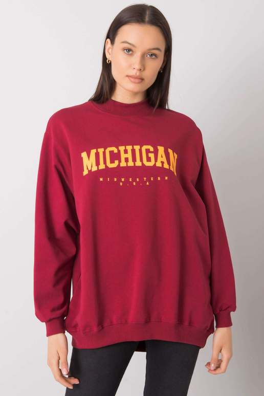 Bordo krāsas sporta krekls ar apdruku... Bordo krāsas sporta krekls ar apdruku...