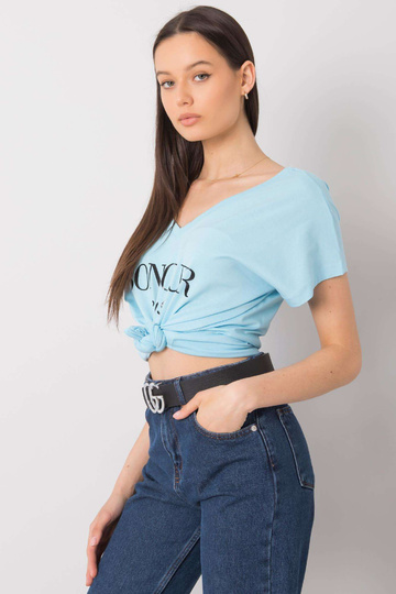 Zils T-krekls ar Hortense... 2