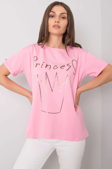 Rozā T-krekls ar Aostas...