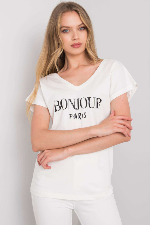 Ecru t-krekls Hortense