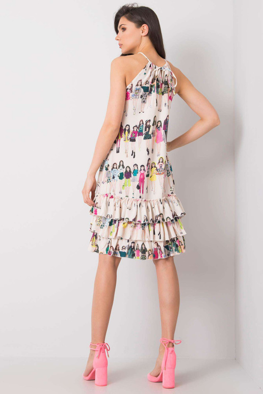 Gaiši bēša kleita Mariangela RUE PARIS