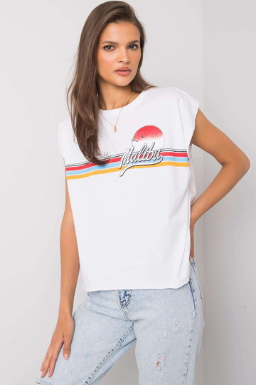 Balts T-krekls ar Malibu... 2