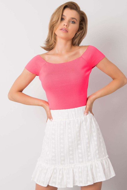 Fluo rozā pieguļoša blūze sievietēm...