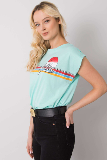 Malibu Print Mint T-krekls 2