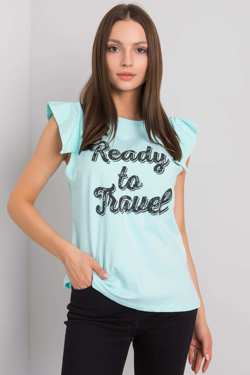 Beverly Print piparmētru blūze