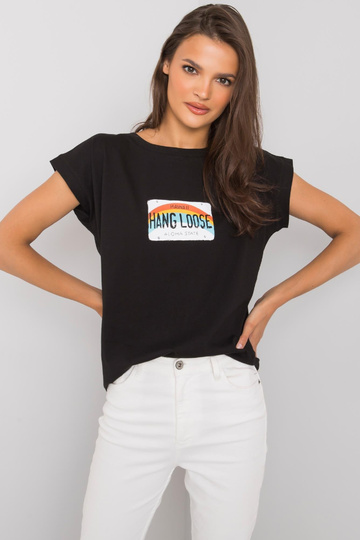 Melns T-krekls ar Aloha... 2