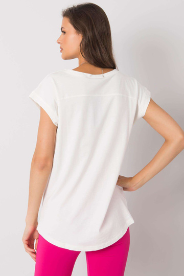 Ecru t-krekls ar Aloha apdruku 2