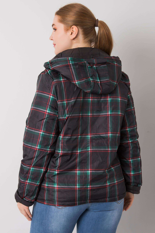 Melna lielizmēra Irfane grozāma jaka