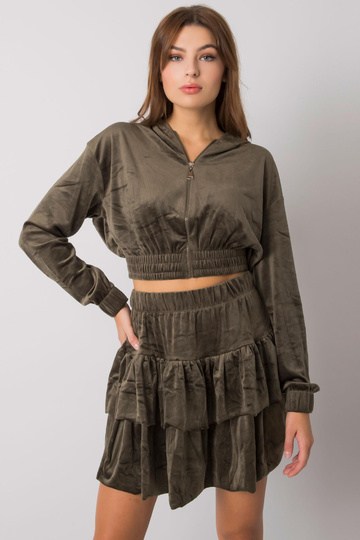 Haki velūra komplekts ar...