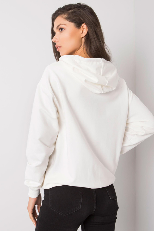 Ecru rāvējslēdzēja sporta krekls Ilaria