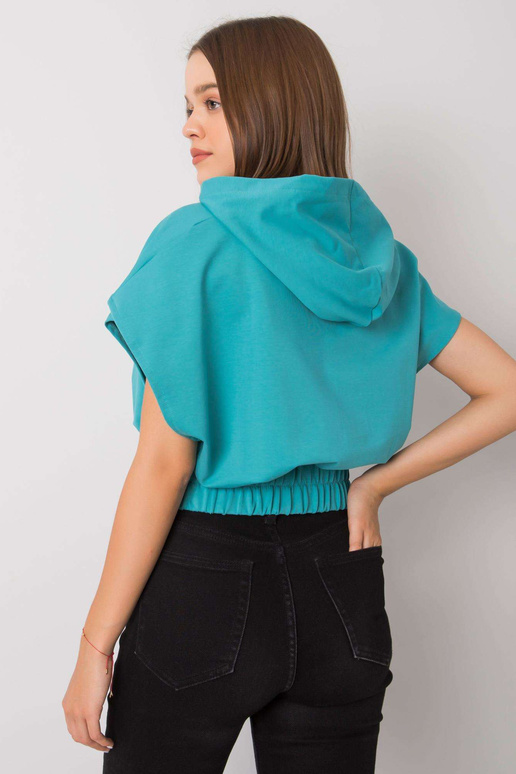 Dženeen tirkīza džemperis ar īsām...