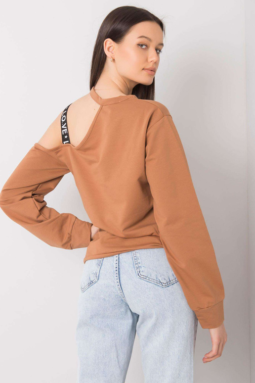 Kamieļu blūze ar Glenda apdruku