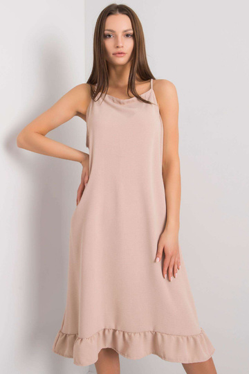 Bēša kleita ar lencītēm Simone