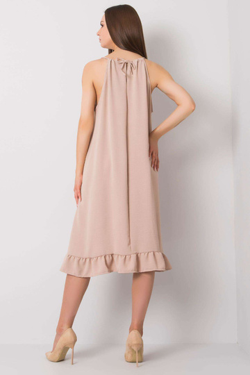 Bēša kleita ar lencītēm Simone 2