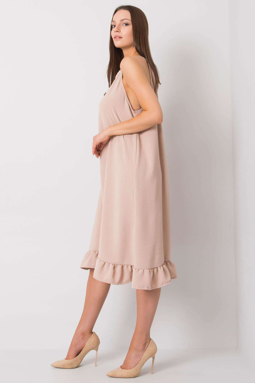 Bēša kleita ar lencītēm Simone