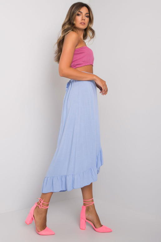 Gaiši zili svārki ar iesiešanu Jettie...