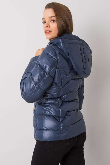 Ashlyn tumši zila stepēta jaka