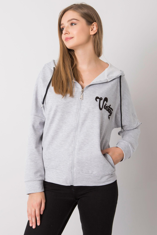 Pelēka melanža Diane Hoodie