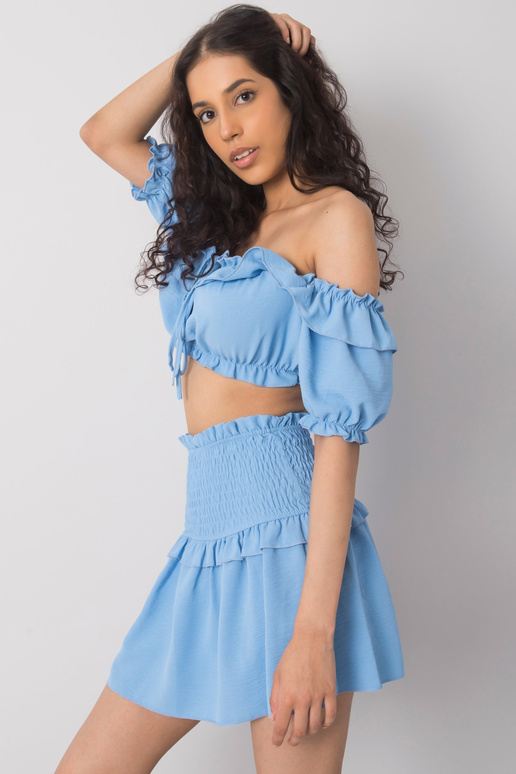 Zili mini svārki Joanna OCH BELLA