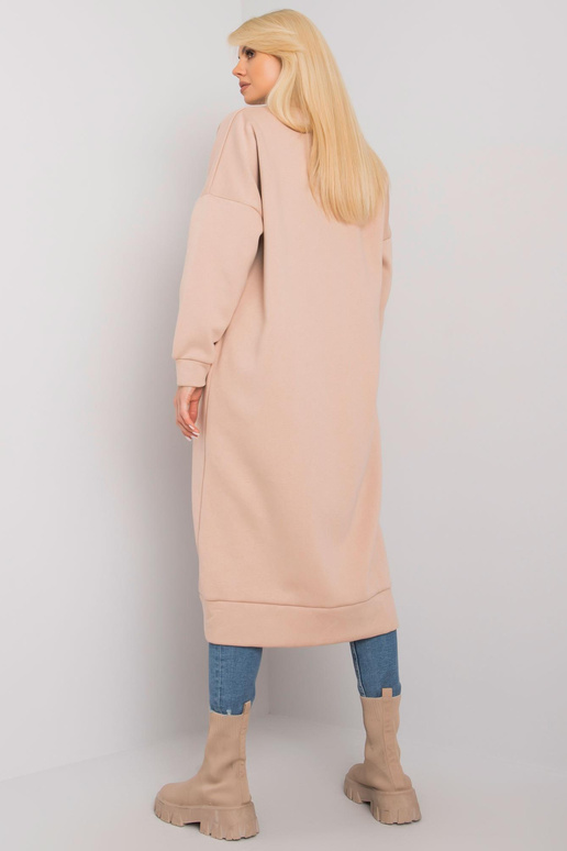 Bēša polsterēta sporta krekls Lily