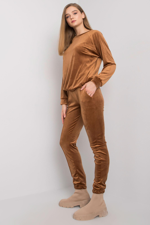 Kimberly gaiši brūna velūra divu...