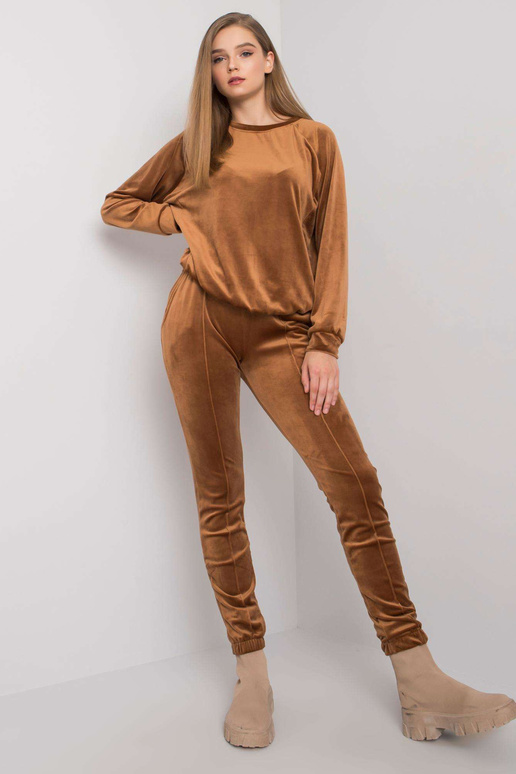 Kimberly gaiši brūna velūra divu...