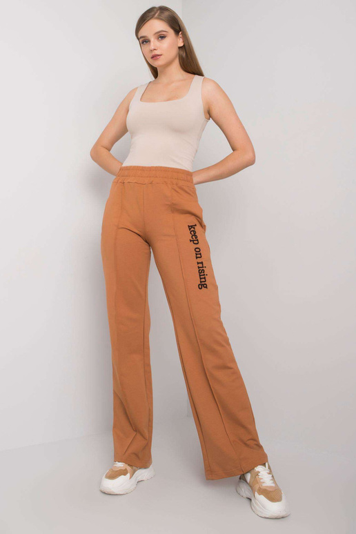 Denisa gaiši brūnas sporta bikses ar...