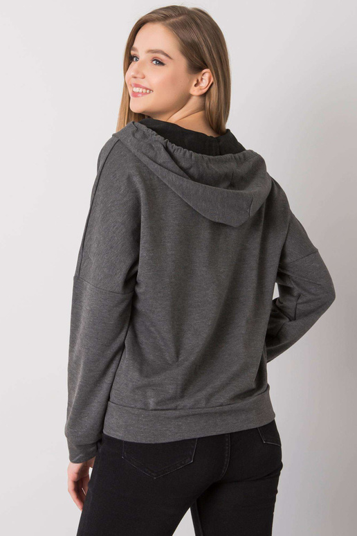 Tumši pelēka melanža jaka Diane