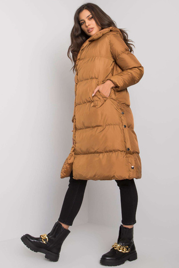 Brūna stepēta jaka ar... 2