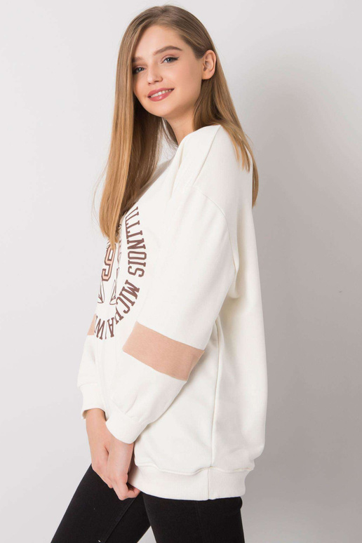 Ecru liela izmēra sporta krekls ar...