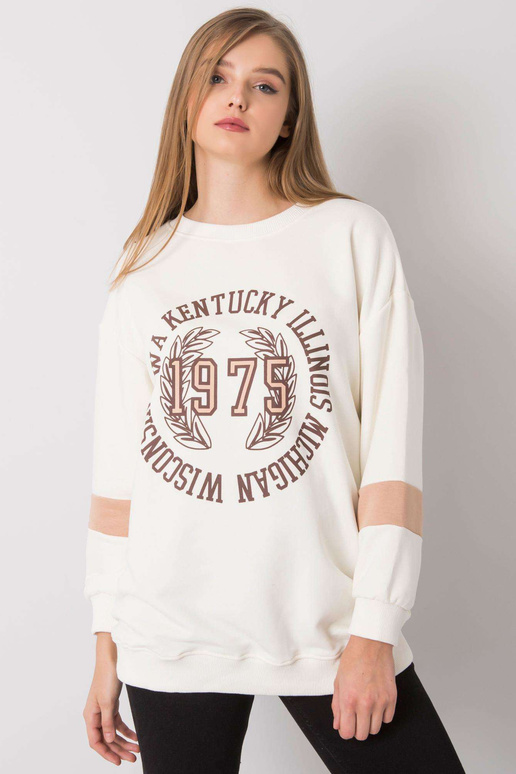 Ecru liela izmēra sporta krekls ar...