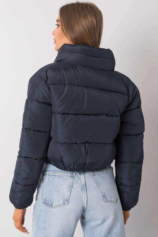 Tumši zila stepēta jaka Iseline