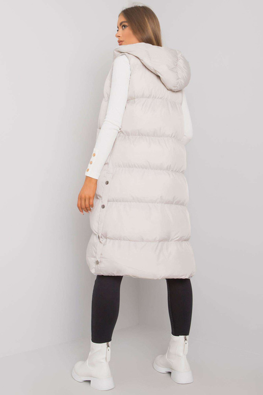 Gaiši pelēka Chase Hooded stepēta veste